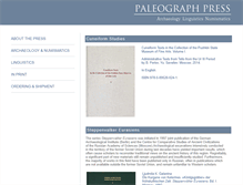 Tablet Screenshot of paleog.com